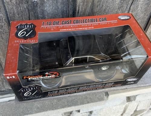 Highway 61 DCP 1968 Dodge Dart SS 1:18 Diecast Car Black 1/504 BLK BTY Michigan - Picture 2 of 6