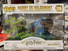 Daniel Radcliffe & Ralph Fiennes Dual ‘Harry Potter’ Signed Funko Pop Moment BAS