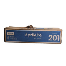 2 PACK Aprilaire 20x25x6 201 Air Cleaner Filter for Air Purifier MERV 10