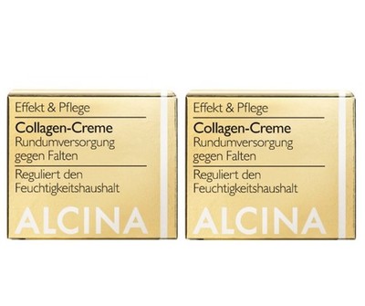 2x Alcina Collagen Creme pflegende Kosmetik 50 ml