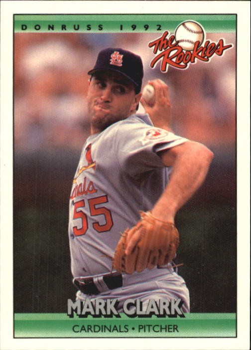 1992 Donruss The Rookies Baseball Card #25 Mark Clark RC