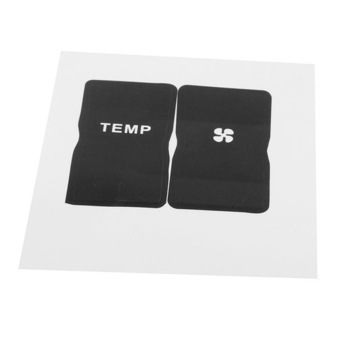 Repair Sticker Sticker Set Black Control Switch Button Direct Replacement Front - Picture 9 of 12