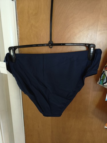 Into The Bleu Women's Two Piece Bathing Suit Tankini Size XL Floral & Navy NWT - Picture 4 of 8