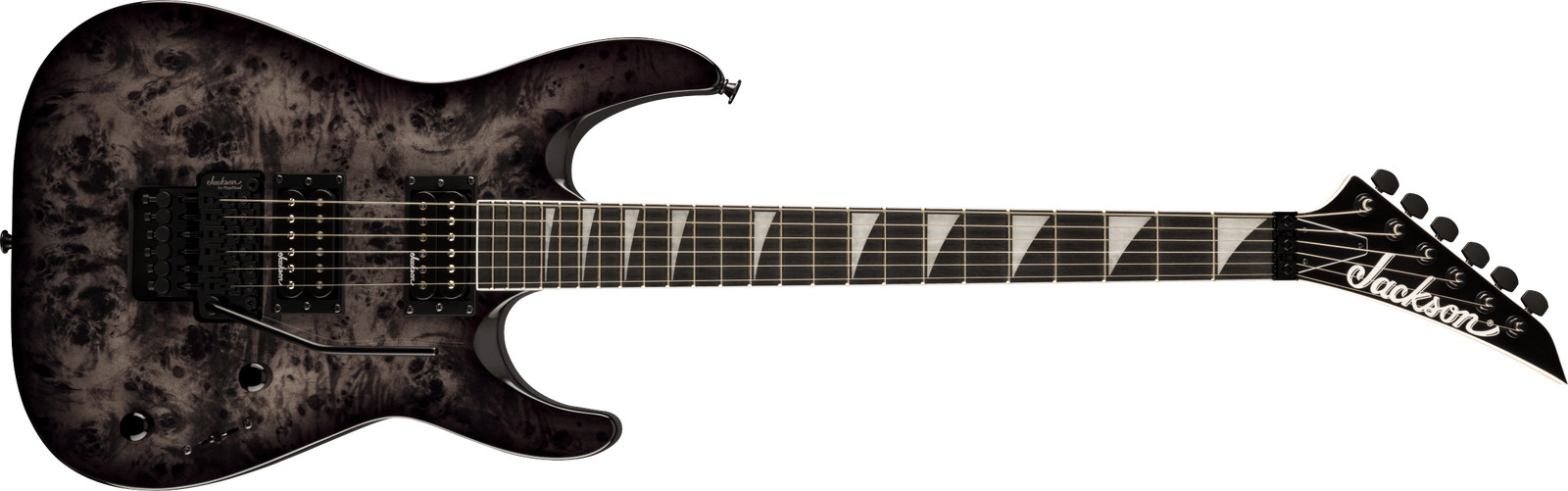 Jackson JS Series Dinky JS32 DKAP, накладка из амаранта, Прозрачно-черная