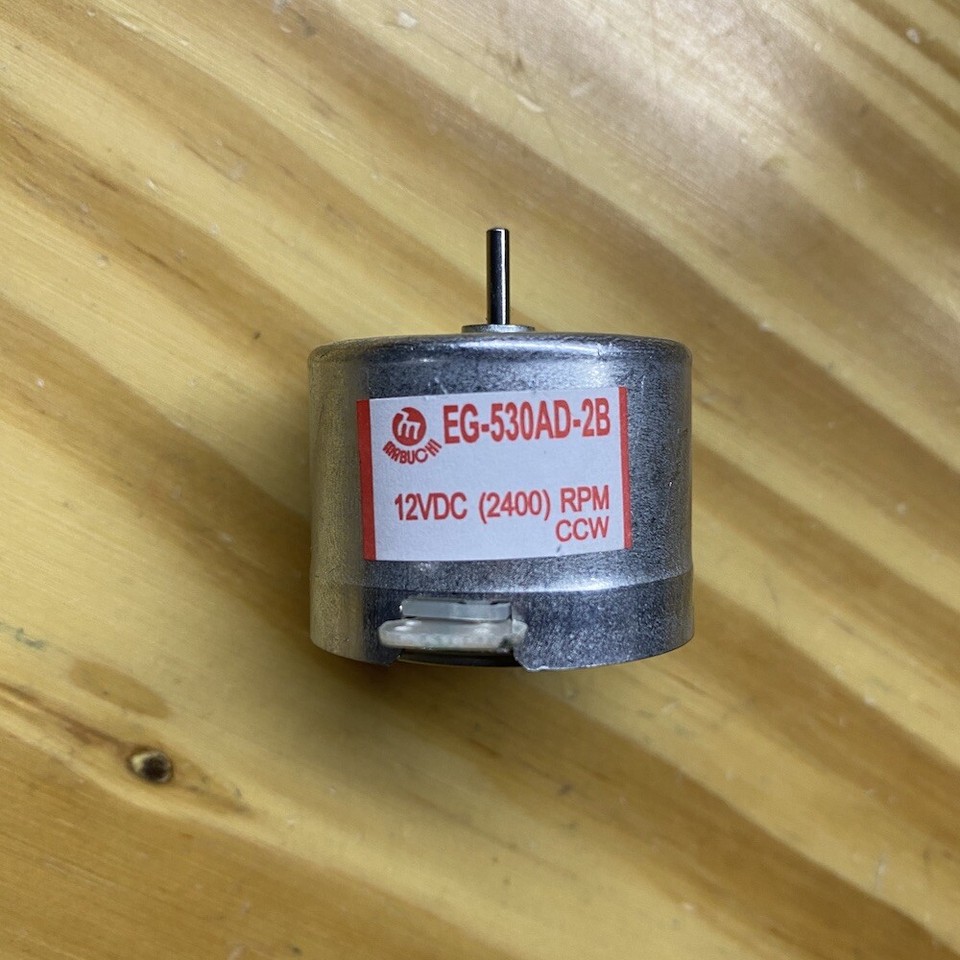 EG530AD2B DC 12V CCW Capstan Motor Tape Deck Recorder Audio Spindle