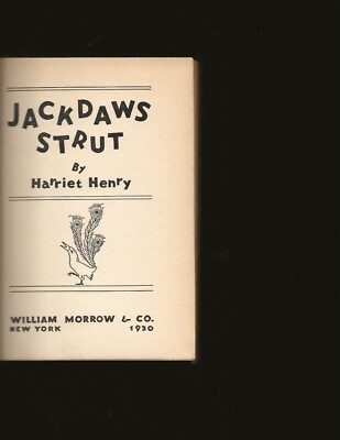 洋書 Jackdaws Jackdaws Strut (Only First Edition for sale on the Internet
