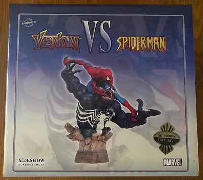 VENOM vs SPIDERMAN Diorama Sideshow Collection EXCLUSIVE LOW # 5/300 #90171