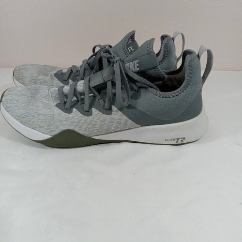 Nike Elite TR Mens Athletic Running Shoes Gray AJ8154-010 - Picture 3 of 10
