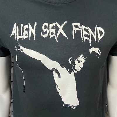 vtg Alien Sex Fiend band T-shirt black Tee All sizes S-5Xl TA4488
