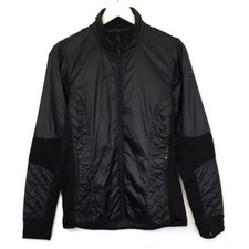 Icebreaker Helix Merinoloft Long Sleeve Full Zip Jacket Black Womans Medium
