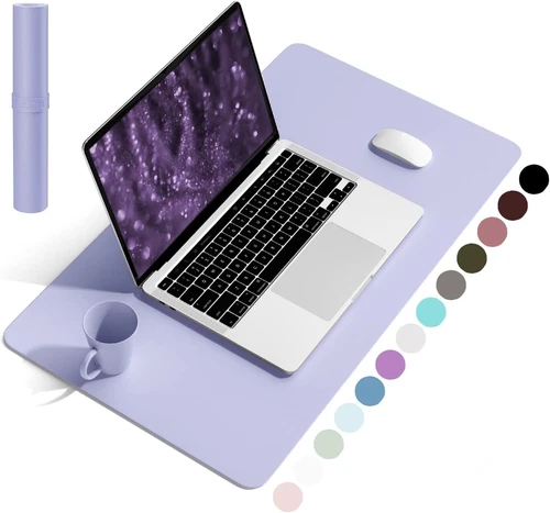 Desk Pad Office Desk Mat Pad PU Leather Waterproof Desk Mat Laptop Mat Dual-Side - Picture 29 of 39
