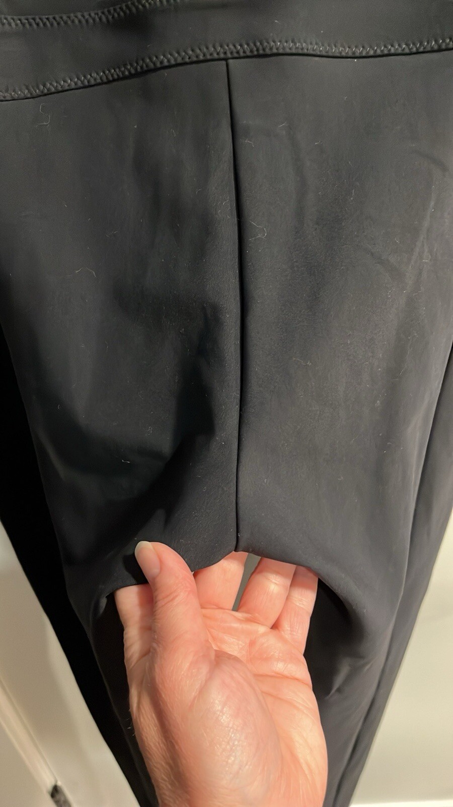 Athleta Medium Solid Black Stellar Tight Trouser … - image 11