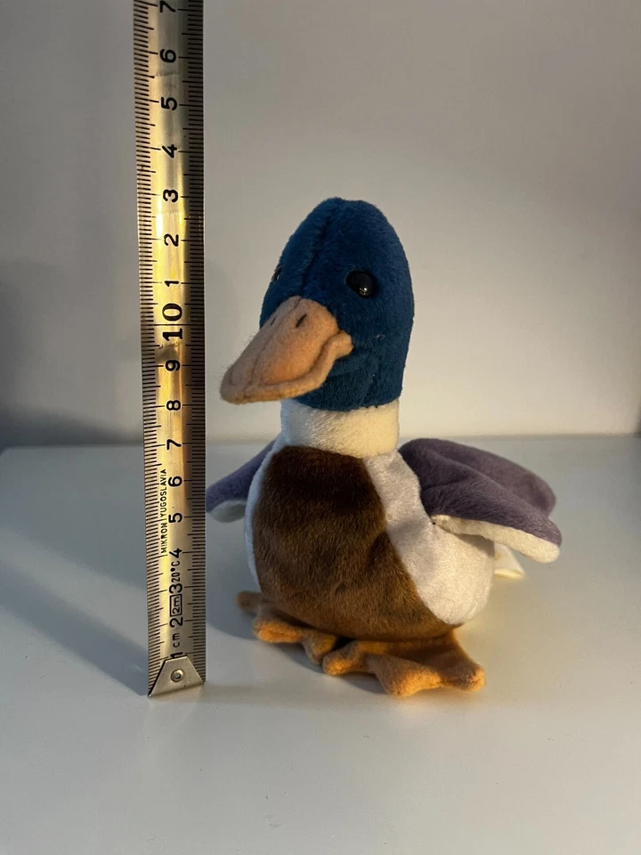 Jake Stockente Ente TY Beanie Buddies ca 13cm Stofftier Kuscheltier Plüsch 1998 - Bild 2 von 4