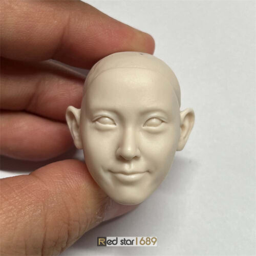 1:6 Korean IU Lee Ji Eun Head Sculpt Model For 12inch Female Action Figure Body