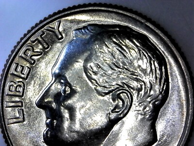 1981 D Roosevelt Dime D.D.O., D.D.R. , torch touching letters Uncirculated # 1 a