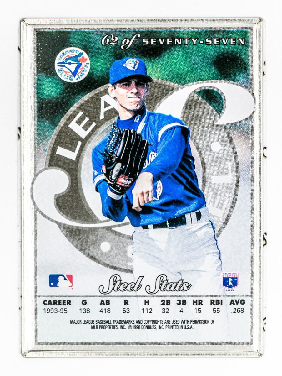 Shawn Green #62 (1996 Leaf Preferred) Steel Baseball Card, Toronto