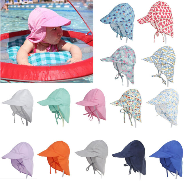Baby Toddler Newborn Cotton SUN SAFE LEGIONNAIRE HAT UV Protection Summer Cap AU Baby Toddler Newborn Cotton SUN SAFE LEGIONNAIRE HAT UV Protection Summer Cap AU