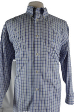 Brooks Brothers Mens Button Down Shirt Checks Size XL Madison Non Iron Cotton
