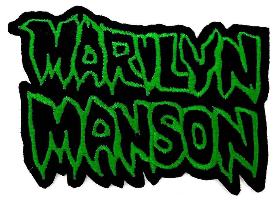 Marilyn Manson Rock Music Embroidered Iron On Patch Applique