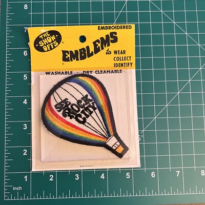 Vintage Hot Air Balloon SEE Patch. Brand New. Lot313
