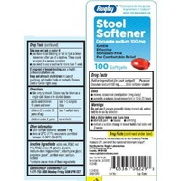 5 Pack - Rugby Stool Softener Laxative Docusate Sodium 100mg 100 Softgels Each on sale 5 Pack - Rugby Stool Softener Laxative Docusate Sodium 100mg 100 Softgels Each on sale