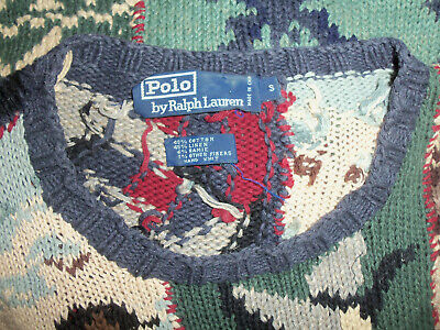 POLO Ralph Lauren RL 95 Fall Lifestyle Patchwork Sweater POLO Ralph Lauren RL 95 Fall Lifestyle Patchwork Sweater