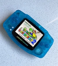 Nintendo Gameboy Advance GBA Game Boy AGB BACKLIT IPS GEM BLUE