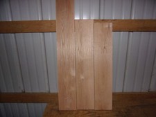 3 PC RECLAIMED RED OAK WOOD BOARDS KILN DRIED LUMBER LOT 1878V FLAT 3/4" THICK