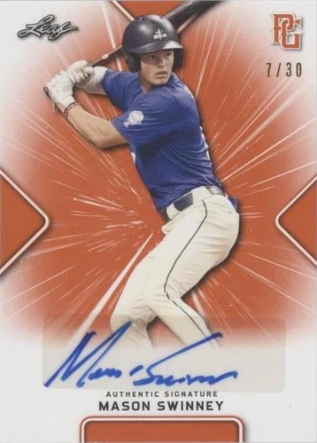 2021 Leaf Perfect Game National Showcase - Mason Swinney #BA-MS1