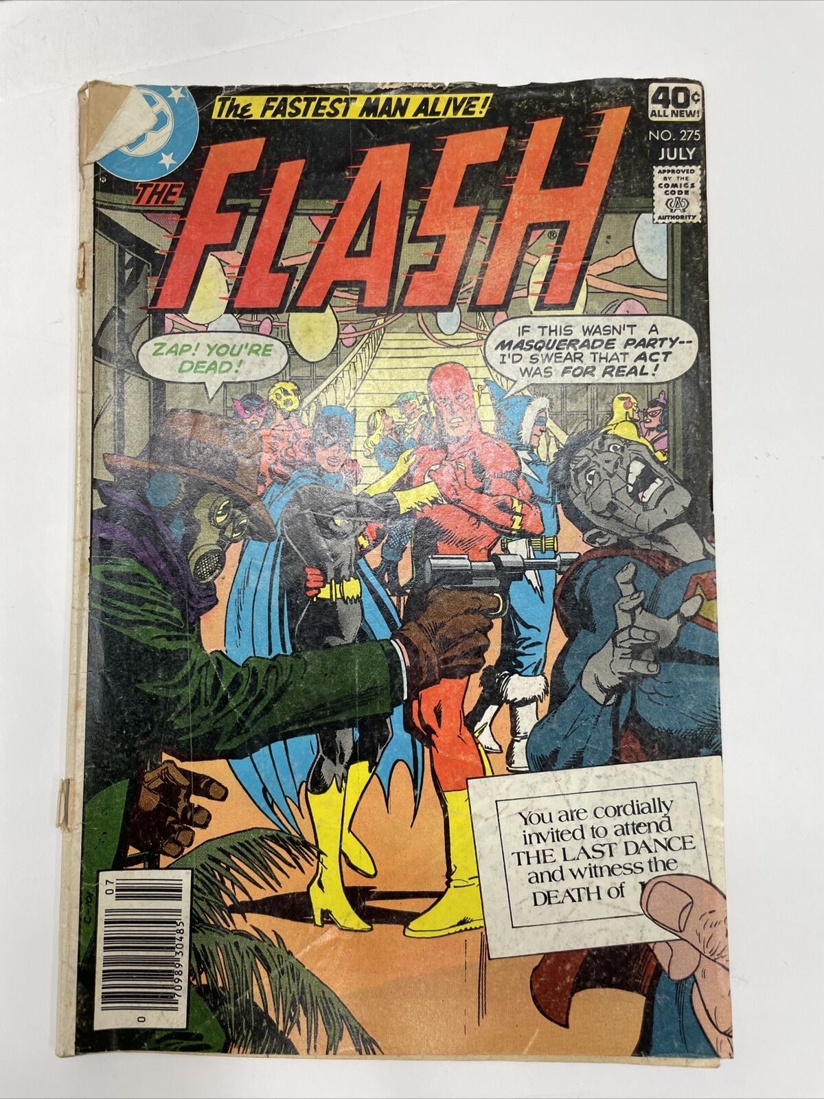 DC Comics Flash #275 July 1979 Alex Saviuk art Dick Giordano