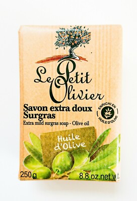 Seife Olivenöl Le Petit Olivier Olive Surgras Oil Savon extra mild 250g Stück !