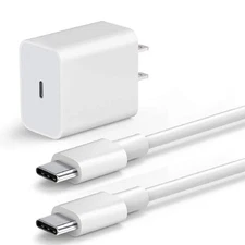 New 20W PD Fast Power Adapter Wall Charger USB C to Type C Cable F OnePlus 9 Pro