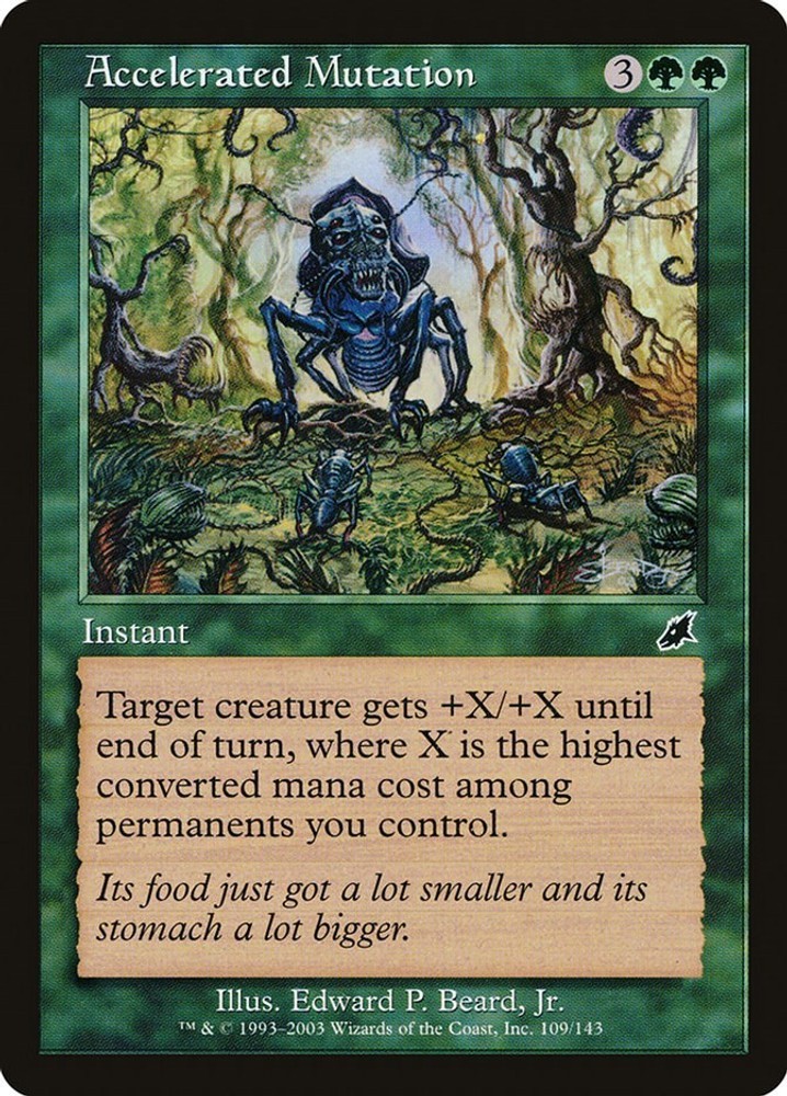 Accelerated Mutation [SCG Foil - 109 Moderately Played]
