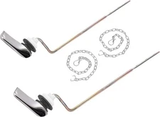 Toilet Handle Replacement Kit, Chrome Finish Side Mount Trip 