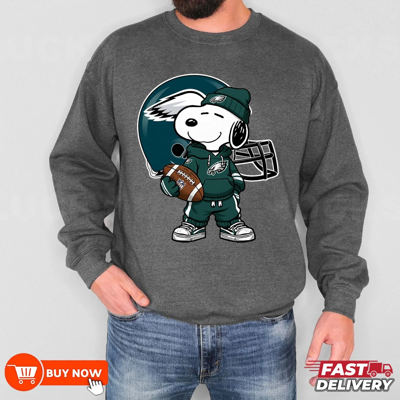 Philadelphia Eagles Football Sweatshirt