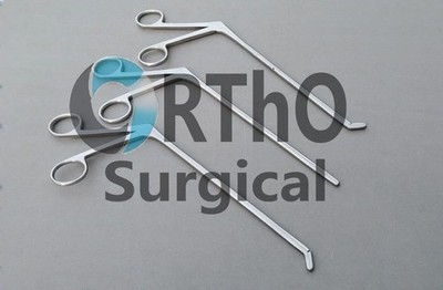 Set of 3 Spine Cushing Pituitary Rongeur 3X10mm x 8'' Laminectomy Discectomy