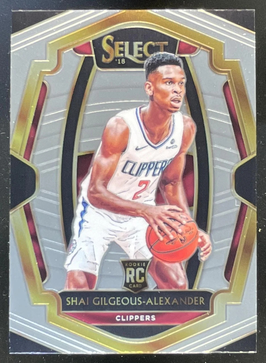 2018-19 Panini Select #104 Shai Gilgeous-Alexander RC Premier Level