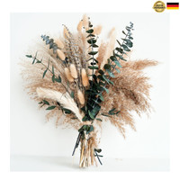 Tischdeko Pampasgras Boho Wohnzimmer Deko Trockenblumen Eukalyptus