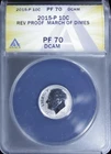 2015-P SILVER REVERSE PROOF ROOSEVELT DIME ANACS PR70 DCAM (2430822)