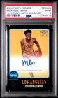 2024 Topps Chrome Basketball Black Refractor Maxwell Lewis #73TA-ML PSA 9