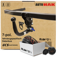 Für Seat Leon 05-09 II 1P1 Auto Hak Anhängerkupplung abnehmbar & 7poliger E-Satz