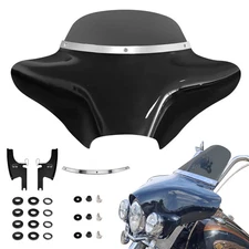 Motorcycle Batwing Fairing with 6" Windshield for Harley Touring Road King 94-UP