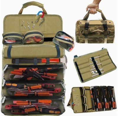 Roll Up Tool Bag Organizer, Heavy Duty, Large Capacity 