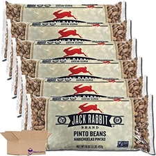 Jack Rabbit Pinto Beans, 16 Oz | Pack of 6