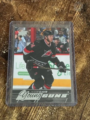 2015-16 Upper Deck Jaccob Slavin Young Guns YG Rookie #469
