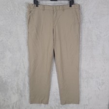 PRADA Dress Pants Size EU 52 Men Brown  Wool Blend Flat Front Peppy 36x30