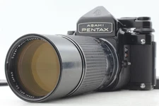 [Near MINT] PENTAX 6x7 67 Eye Level MUP Film Camera SMC T 300mm f4 Lens JAPAN