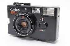 READ Exc 5 Konica EFJ Auto Date Black 35mm Point Shoot Film Camera JPN 67