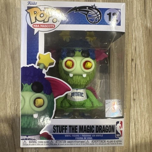 Funko Pop! NBA Mascots 12 Stuff The Magic Dragon Orlando Magic Figure Free Ship