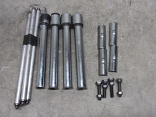 Harley '76 Sportster push rod tubes & pushrods for solid,  good shape #4522